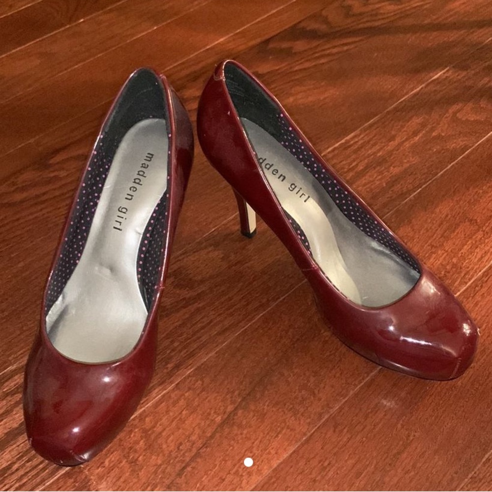 Burgundy heels